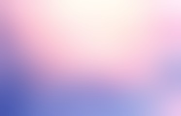 Light top on pink lilac empty background. Iridescent heaven defocus template. Morning sky blur texture. Romantic glow abstract illustration.