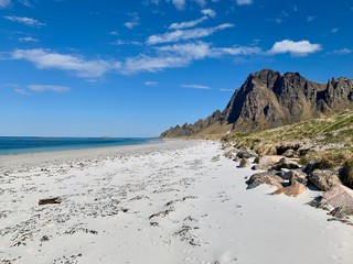 Between mountains and sea, ⁨Andøya⁩, ⁨Bleik⁩, ⁨Norway⁩