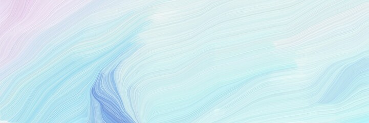 horizontal banner with waves. contemporary waves design with lavender, light blue and white smoke color