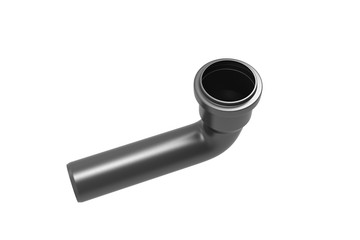 Pipes for water. Pipe. Tube. Sanitary. 3D rendering.