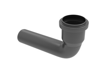 Pipes for water. Pipe. Tube. Sanitary. 3D rendering.