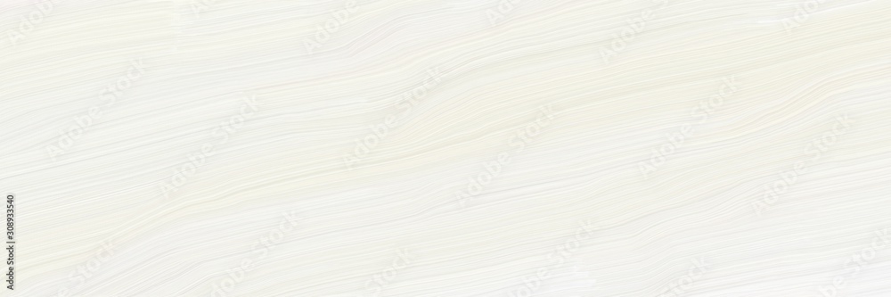 Aufkleber horizontal banner with waves. modern soft curvy waves background design with linen, antique white an