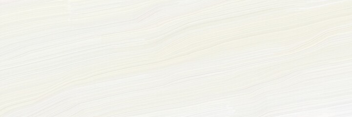 Naklejka premium horizontal banner with waves. modern soft curvy waves background design with linen, antique white and snow color