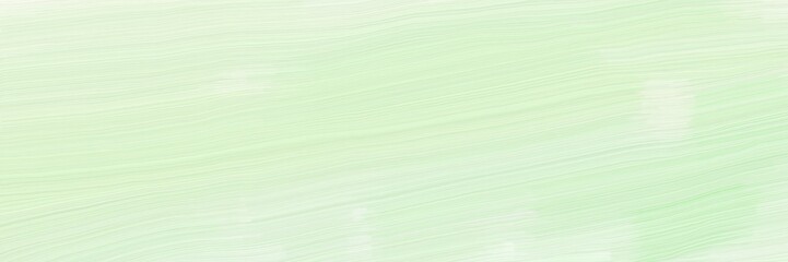 Naklejka premium horizontal banner with waves. modern curvy waves background illustration with tea green, old lace and honeydew color