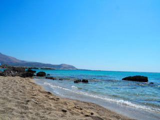 Fototapeta na wymiar Greece Crete island Ravdoucha Beach