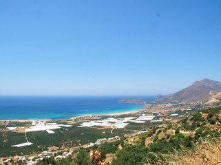 Fototapeta na wymiar Greece Crete island Ravdoucha Beach