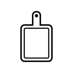 cutting board - kitchen utensils icon vector design template