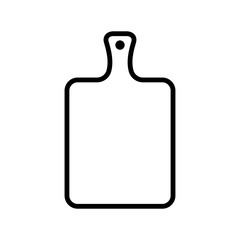 cutting board - kitchen utensils icon vector design template
