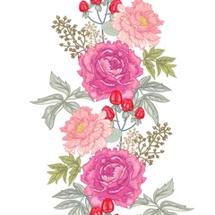 Vektor nahtlose Blumenmuster. © marinavorona