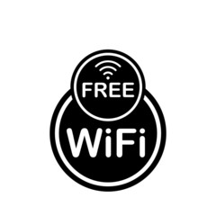 free wifi icon vector - illustration