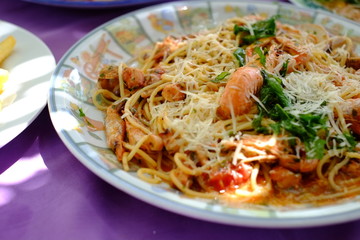 Seafood spaghetti