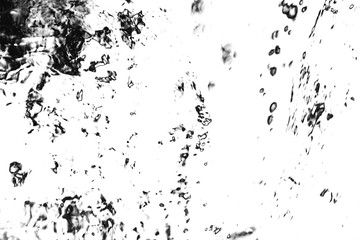 Monochrome abstract grunge Texture of cracks, chips. Black and white pattern of old surface. Template for texturing posters, business cards.