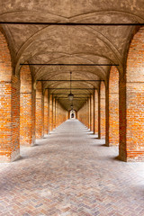 16th-century Galleria degli Antichi at Sabbioneta, Province of Mantua, Lombardy, Italy