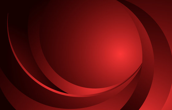 Abstract red  curve background  gradient with geometric lines and light effect.vector illustration.