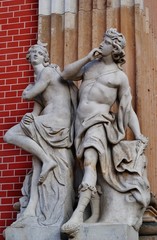 Obraz premium Statuen, Neues Palais, Potsdam