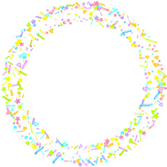 Obraz premium Sprinkles grainy. Cupcake dessert bakery confetti