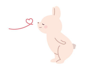 うさぎ　かわいい　イラスト