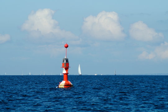 Wasserzeichen auf der Ostsee