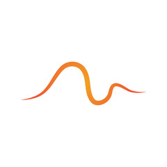 Sound waves vector illustration