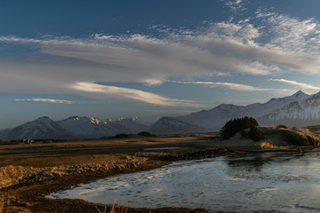 lake in mountains