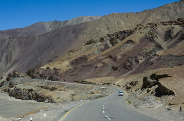 Mountain road of Ladakh, Northern India