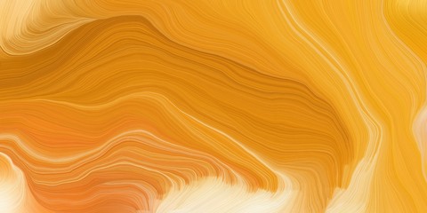 background graphic with modern soft swirl waves background design with golden rod, wheat and sandy brown color