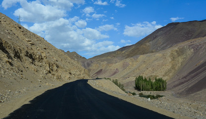 Mountain road of Ladakh, Northern India