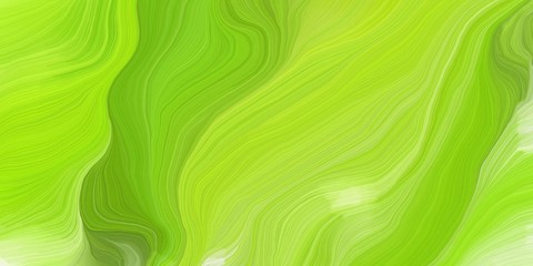 background graphic with smooth swirl waves background illustration with yellow green, pale golden rod and dark green color