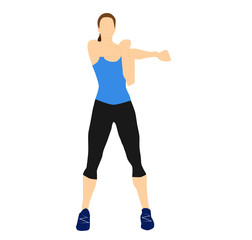 Fototapeta na wymiar Fitness motivation exercise for your better workout