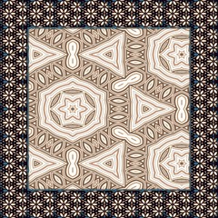 Elegant ornamental seamless pattern tile