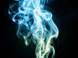 Obraz premium abstract smoke on black background