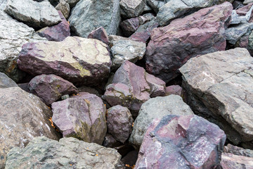  texture of large rock stones