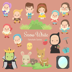 Obraz na płótnie Canvas fairytale series snow white