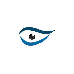 Eye icon logo design vector template