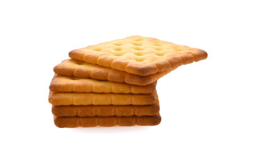 cracker  isolated on white background