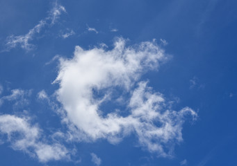 Fototapeta na wymiar Blue sky with clounds background