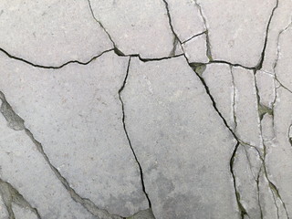 Obraz premium Cracked concrete texture closeup background