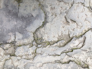 Cracked concrete texture closeup background