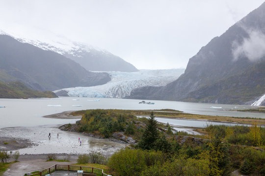 Mendenhall Glacier at Alaska Juneau
