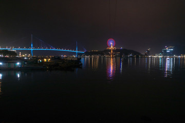 Fototapeta na wymiar Ha Long Bay At Night