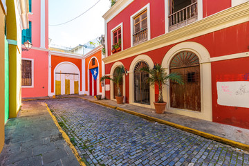 Old San Juan Historic Building Facade