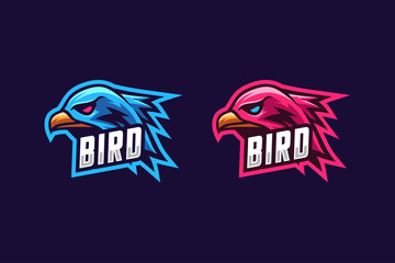 Bird sport e-sport mascot gaming logo © amrikhsn