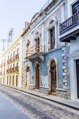 Fototapeta na wymiar Old San Juan Historic Building Facade