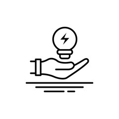 Business Idea Outline Vector Icons. Simple illustration.