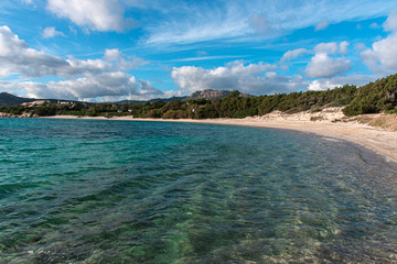 La Celvia beach in Porto Cervo,  Sardinia, Italy. 