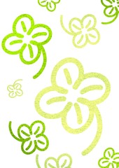 background with clover