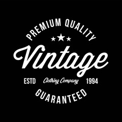 Vintage typography for t-shirt print. Apparel fashion design. Vector illustration - Vector