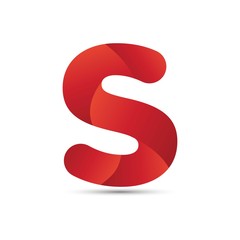 S letter logo. Vector concept of company logo template. Sign of corporate identity in the form of letter S.