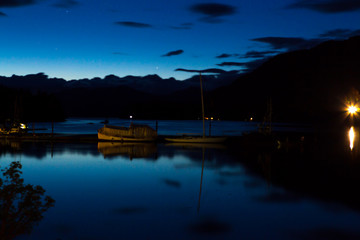 Obraz premium Tee Harbor Twilight at Juneau, Alaska