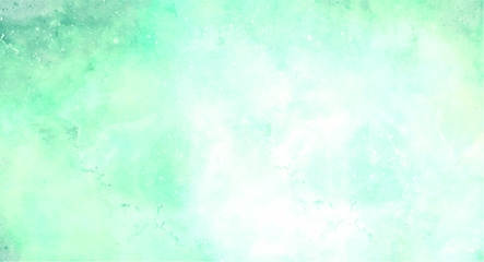 Green watercolor background for your design, watercolor background concept, vector.
